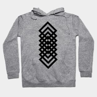 Black squares pattern Hoodie